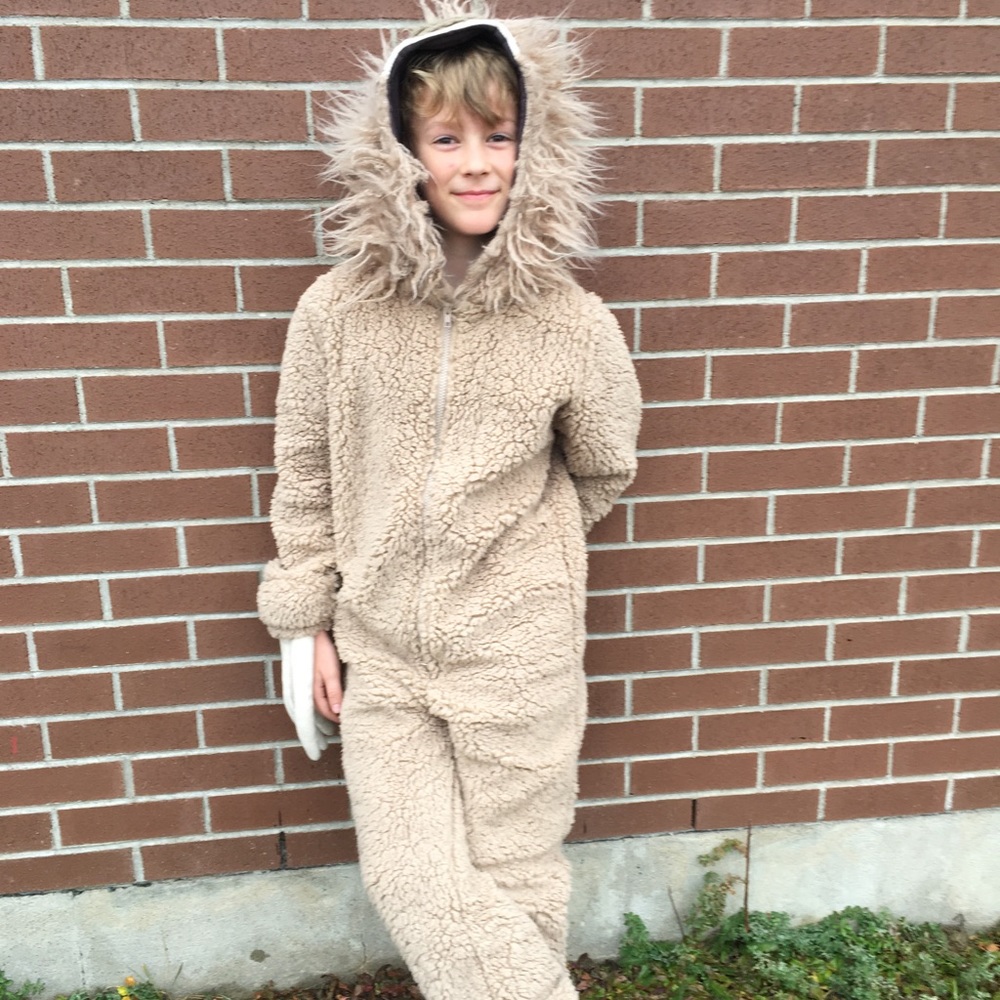Funzie Onezie Sloth Kids Sz Med 10/12